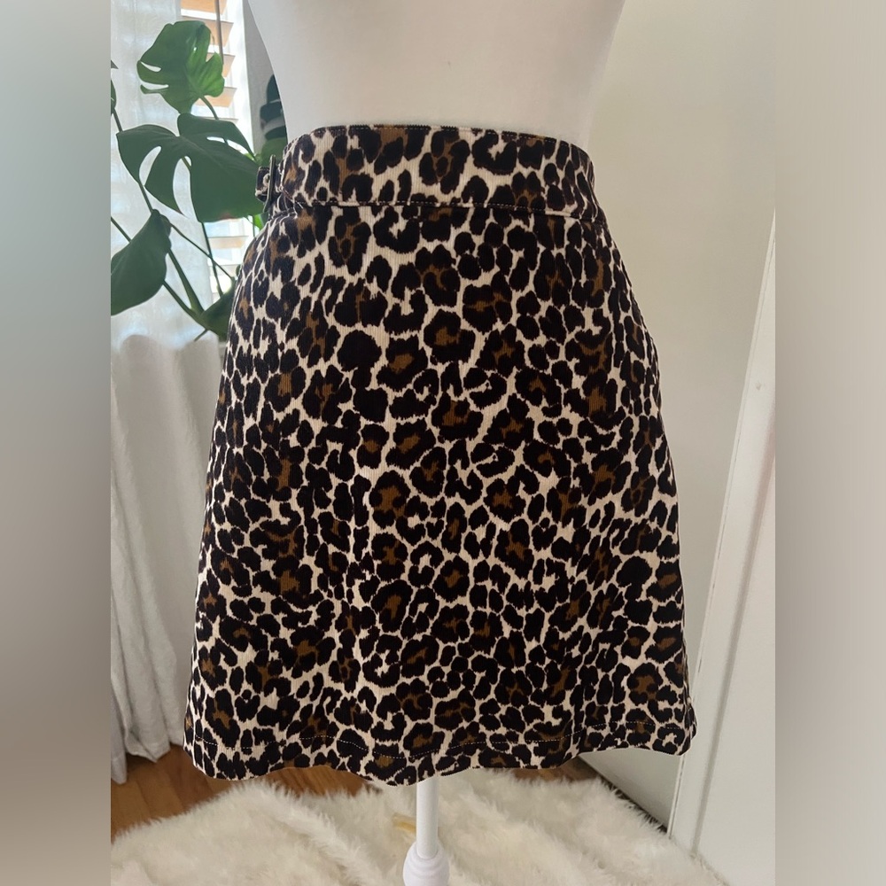 Leopard Print Women's Skirt